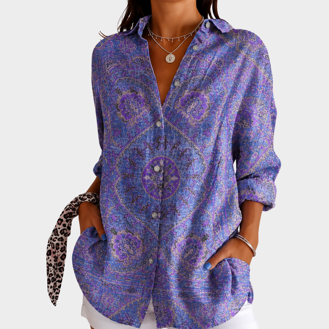LIORA LONDON | SUMMER COLOUR PRINT BLOUSE