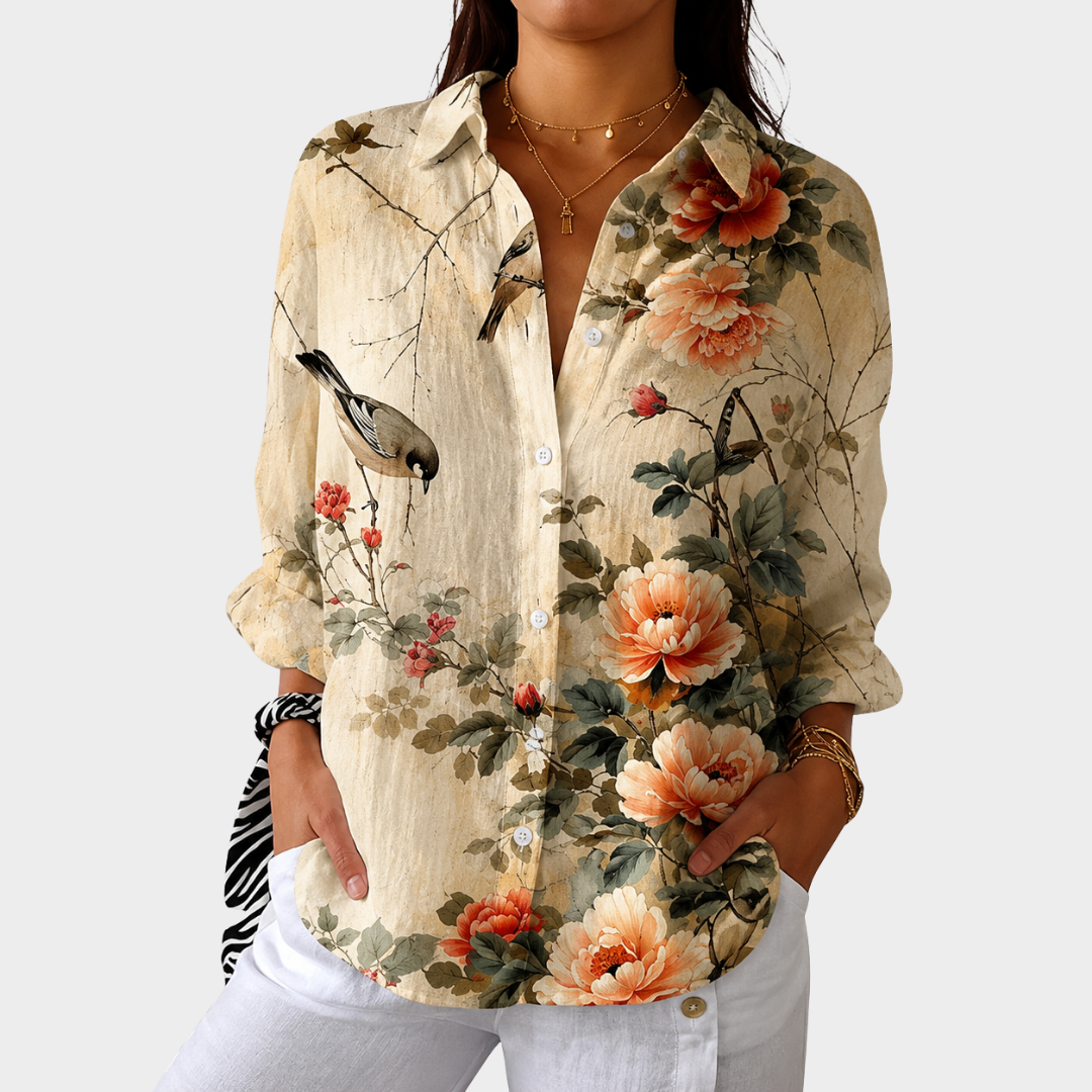 LIORA LONDON | FLOWY PRINTED BLOUSE