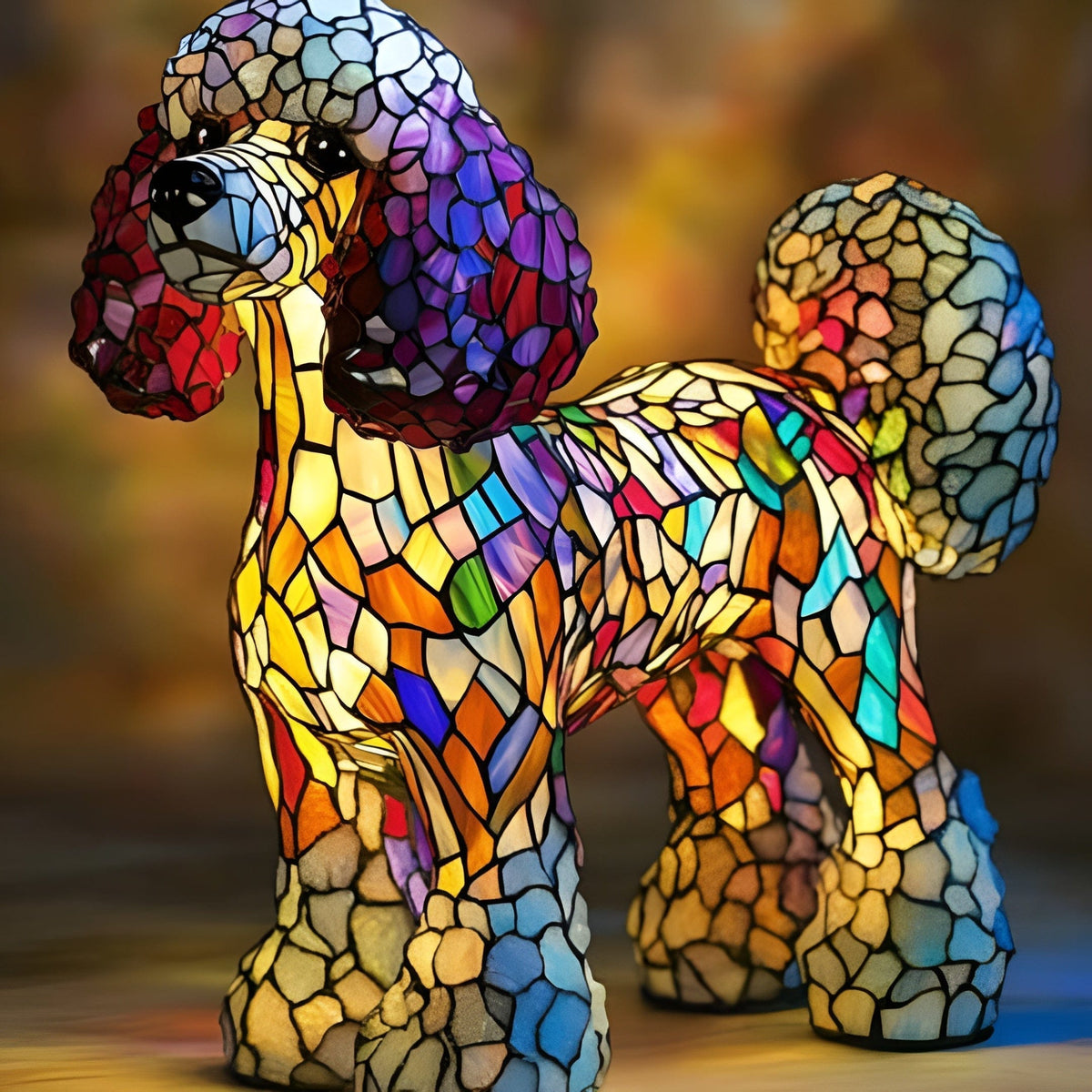 Elegant Poodle Lamp