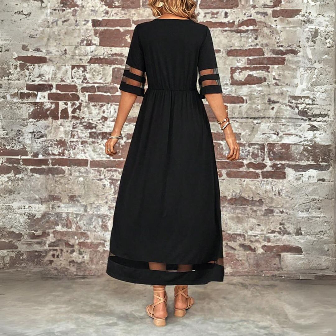 AUBREY | FLATTERING TUMMY-SMOOTHING MIDI DRESS