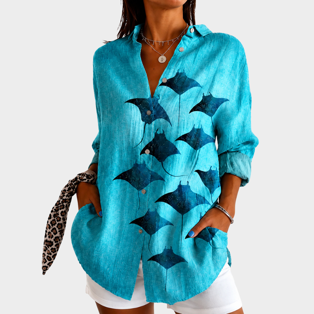 LIORA LONDON | CALM WAVES BLOUSE