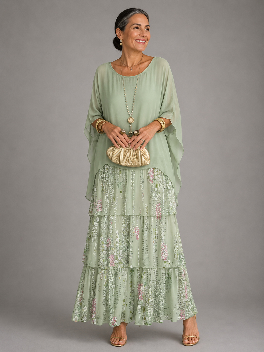 LIORA™ | Elegant Flowy Maxi Dress