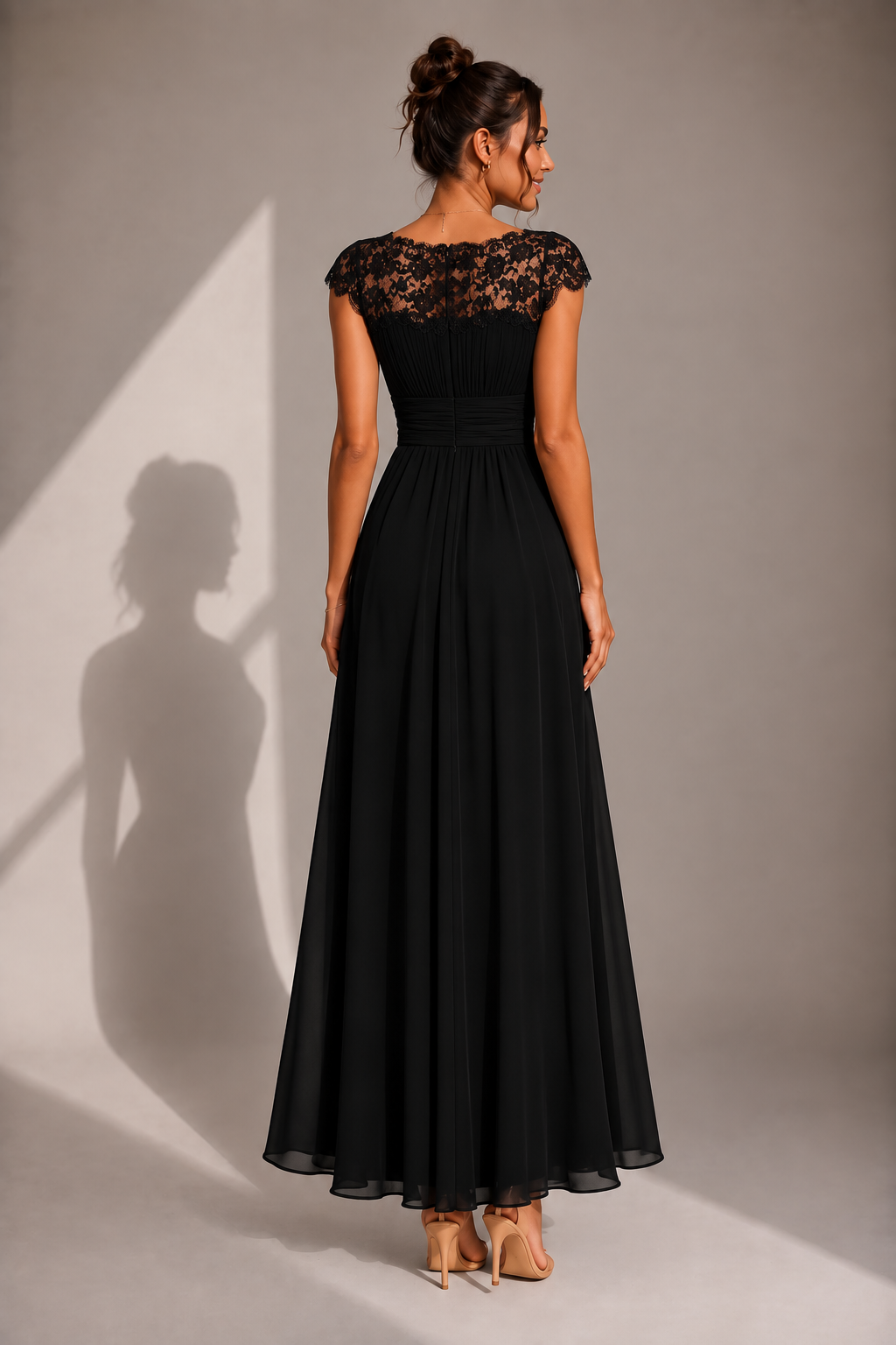 LIORA™ | Lace Bodice Maxi Dress