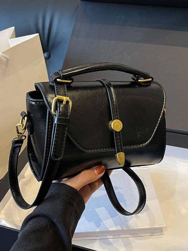 ALWINA™ - TRENDY CONTRAST STITCHING SHOULDER BAG