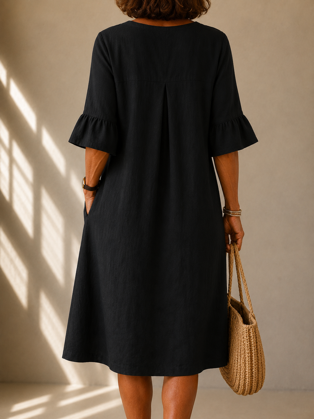 LIORA LONDON | BUTTONED FLOWY DRESS ISABELLE