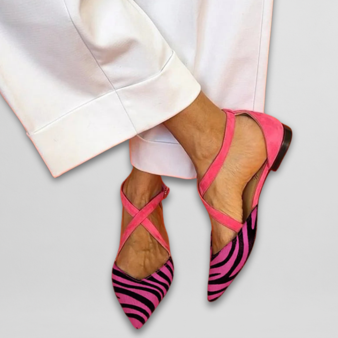 Ornella | Strappy Ballet Flats