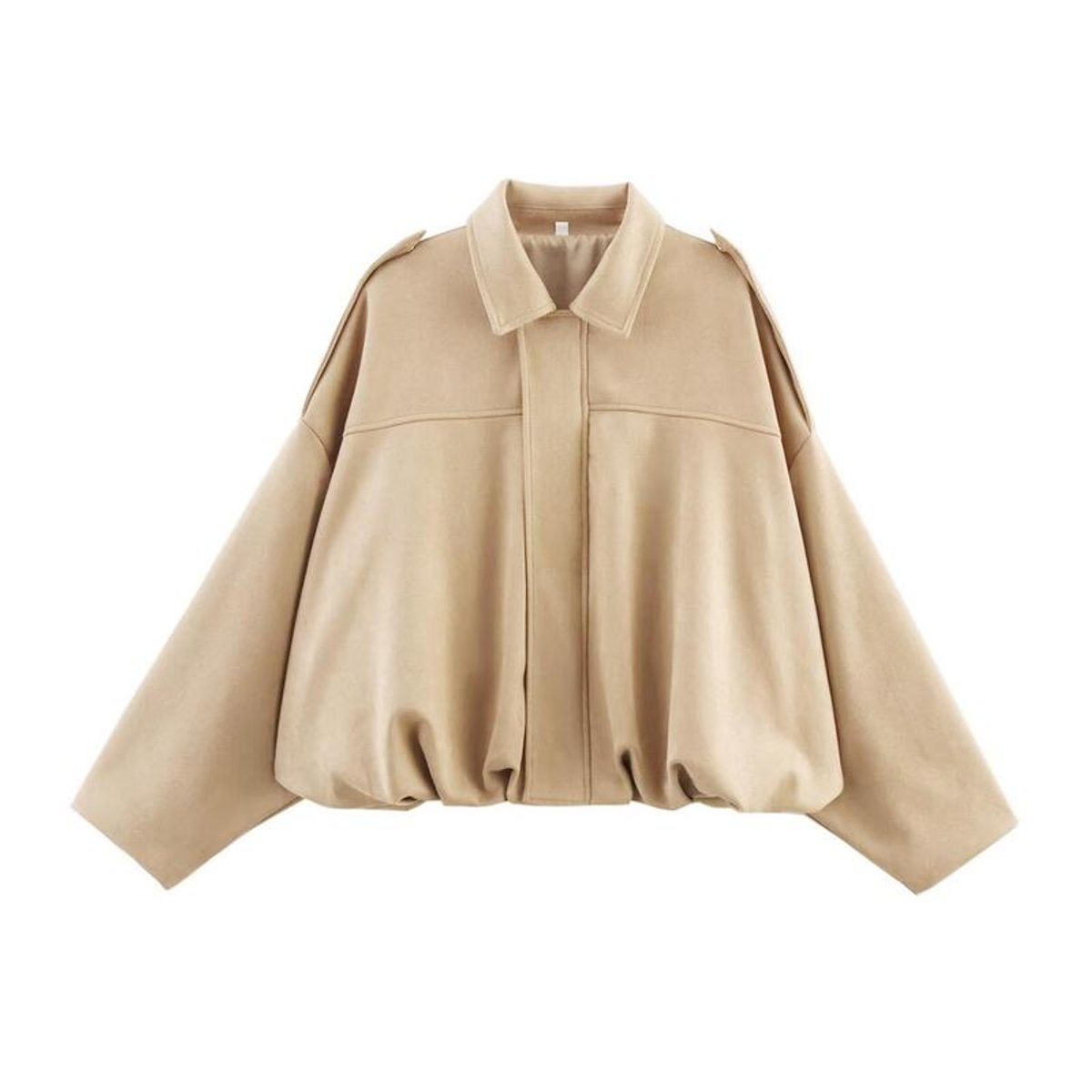 Louisa | Oversized Cropped Bomber Jacket