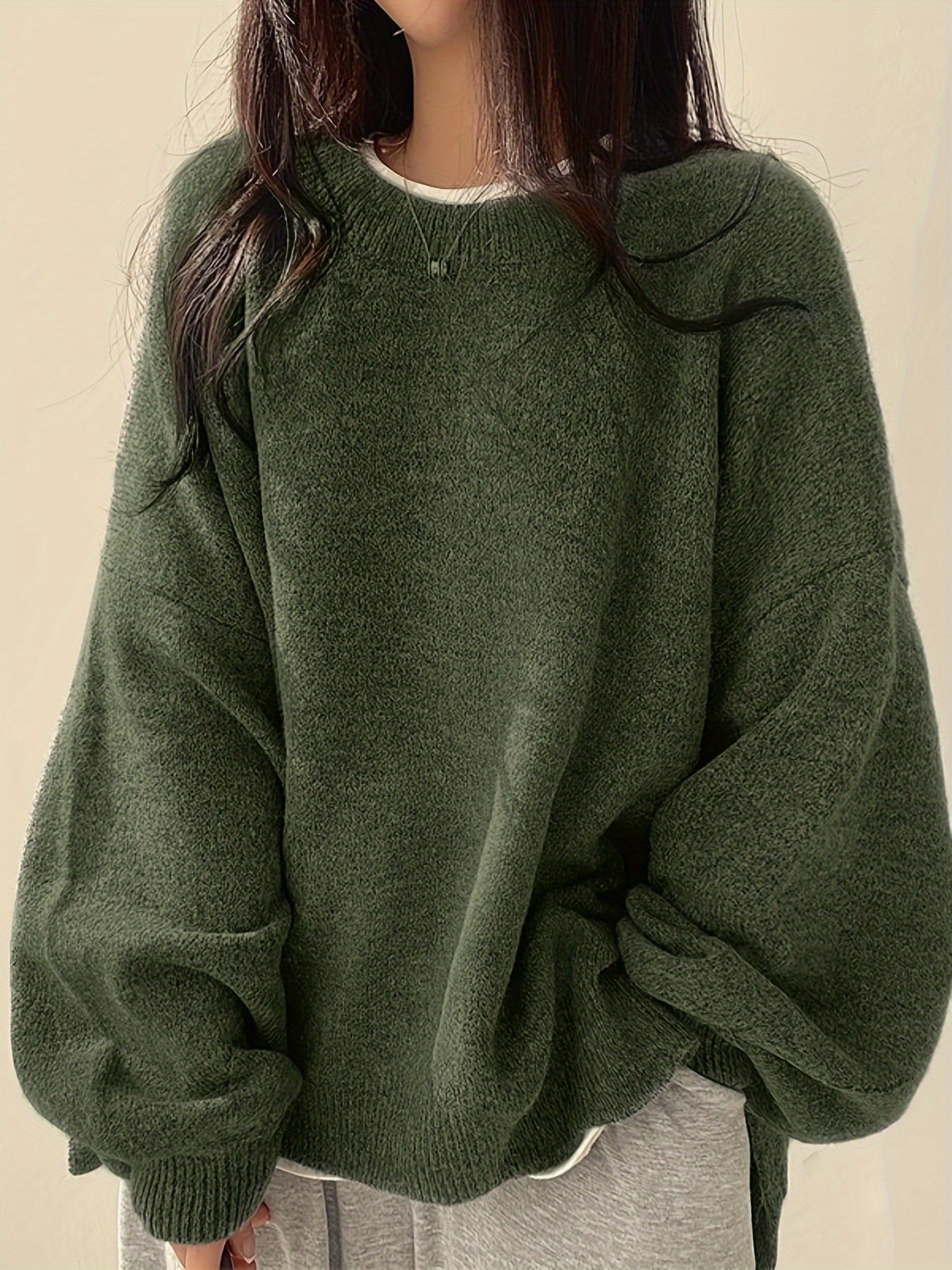 EVERLIGHT | SPLIT DETAIL CASUAL SWEATER
