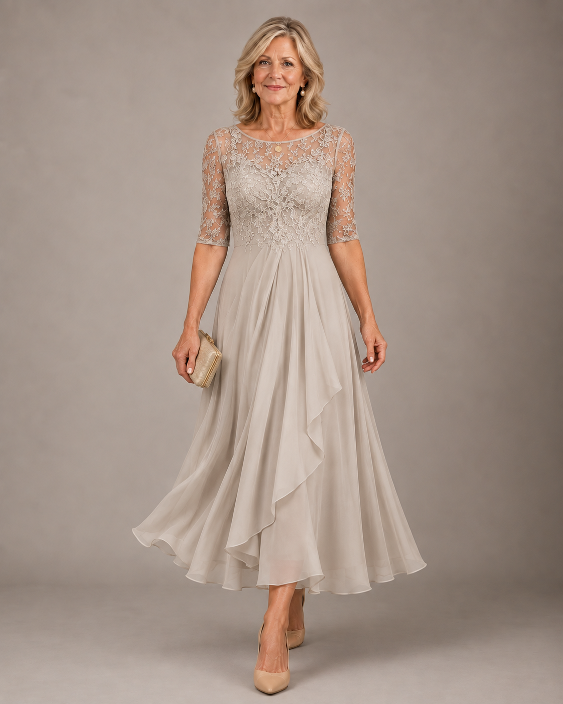 ROSE – THE LACE MIDI DRESS THAT FLATTERS YOUR SILHOUETTE