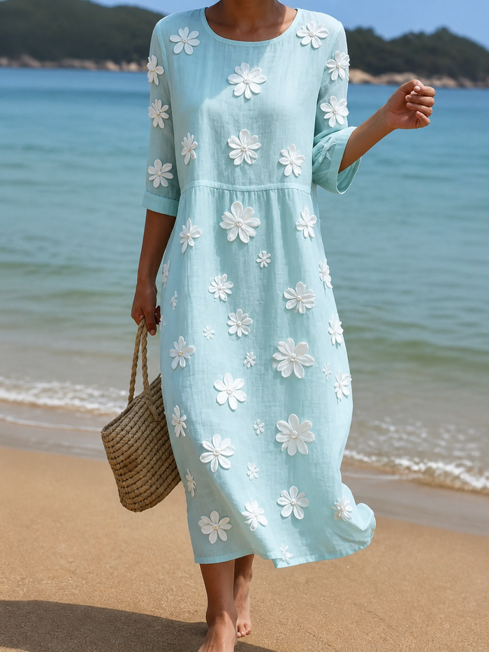 Women's Casual Floral Print Dress