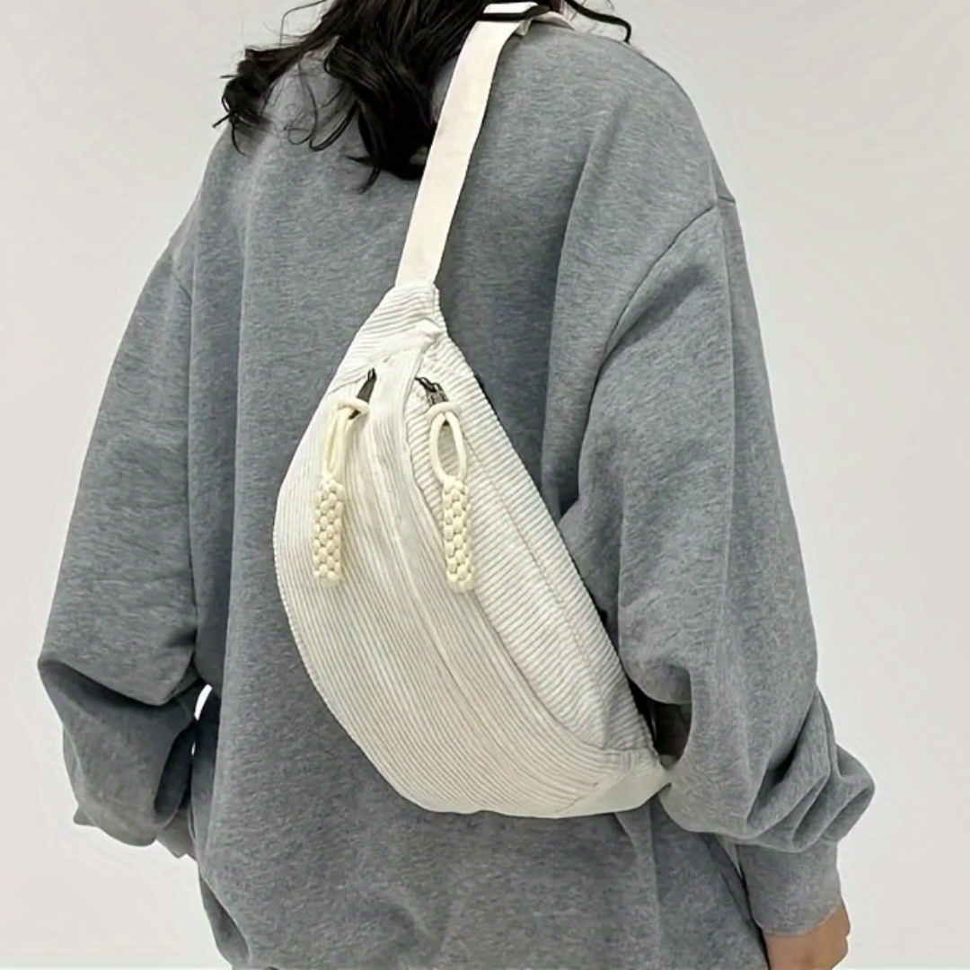 Eleanor | Corduroy Shoulder Bag