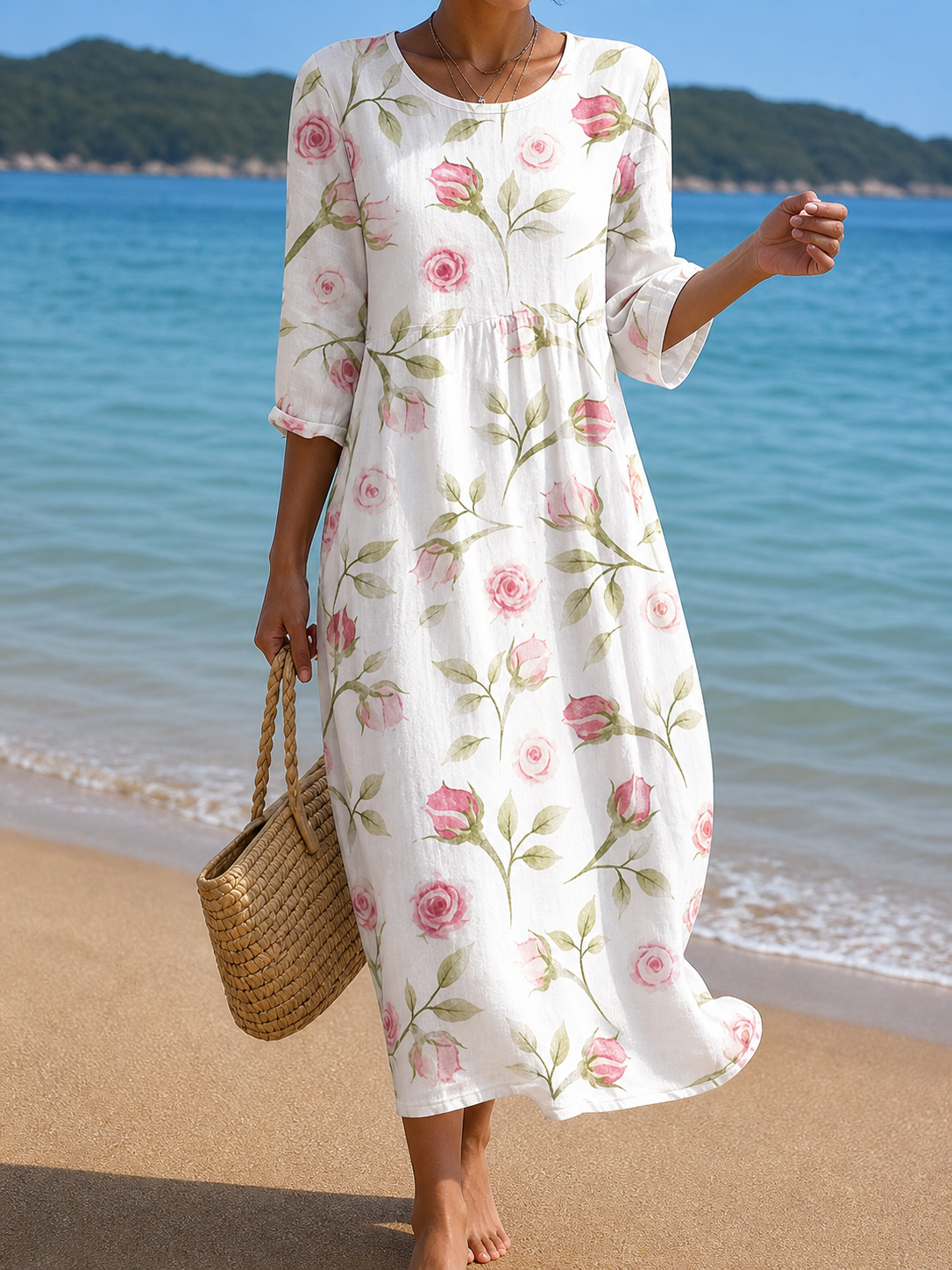 Women's Casual Floral Print Dress