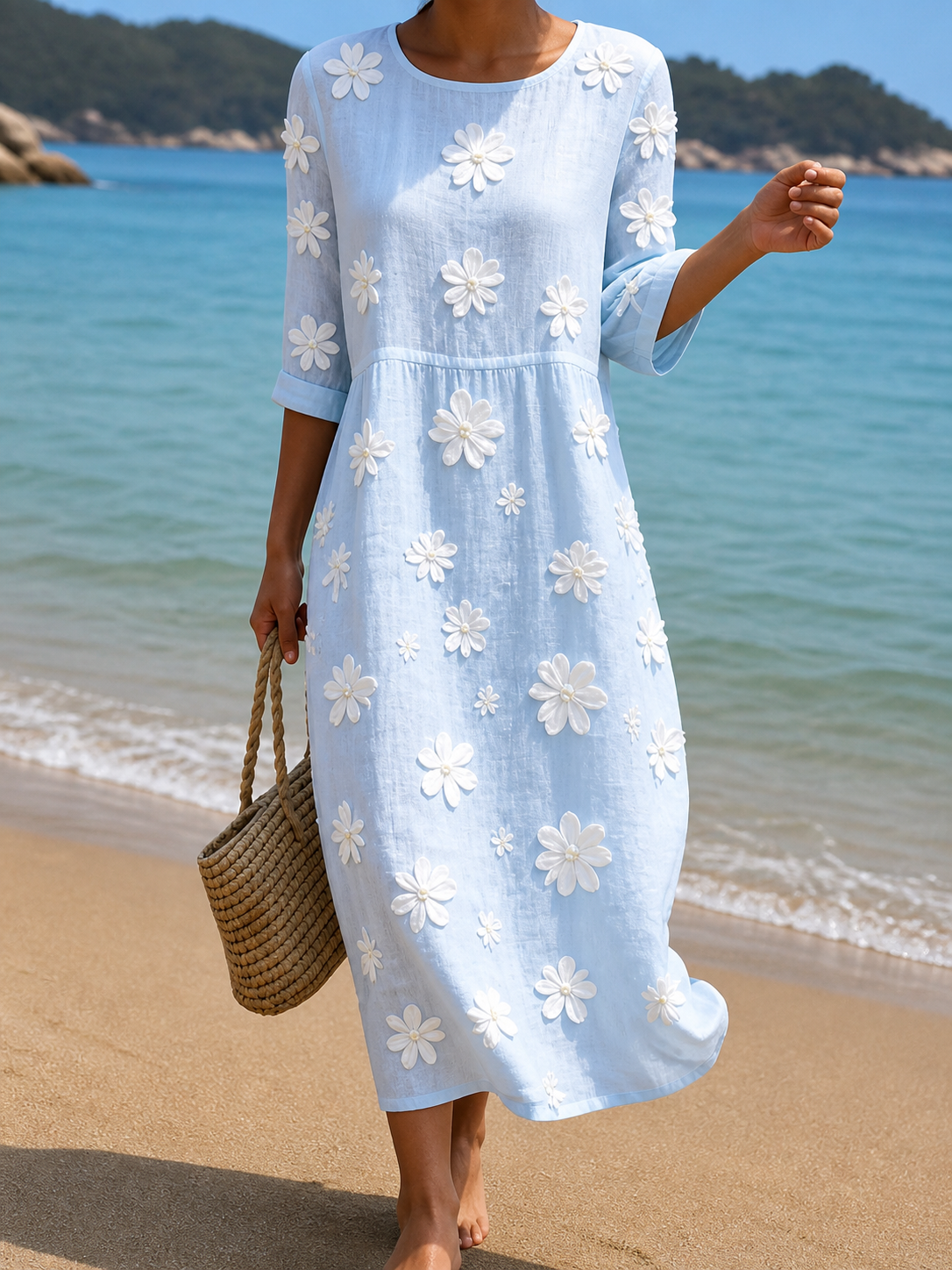 Women's Casual Floral Print Dress