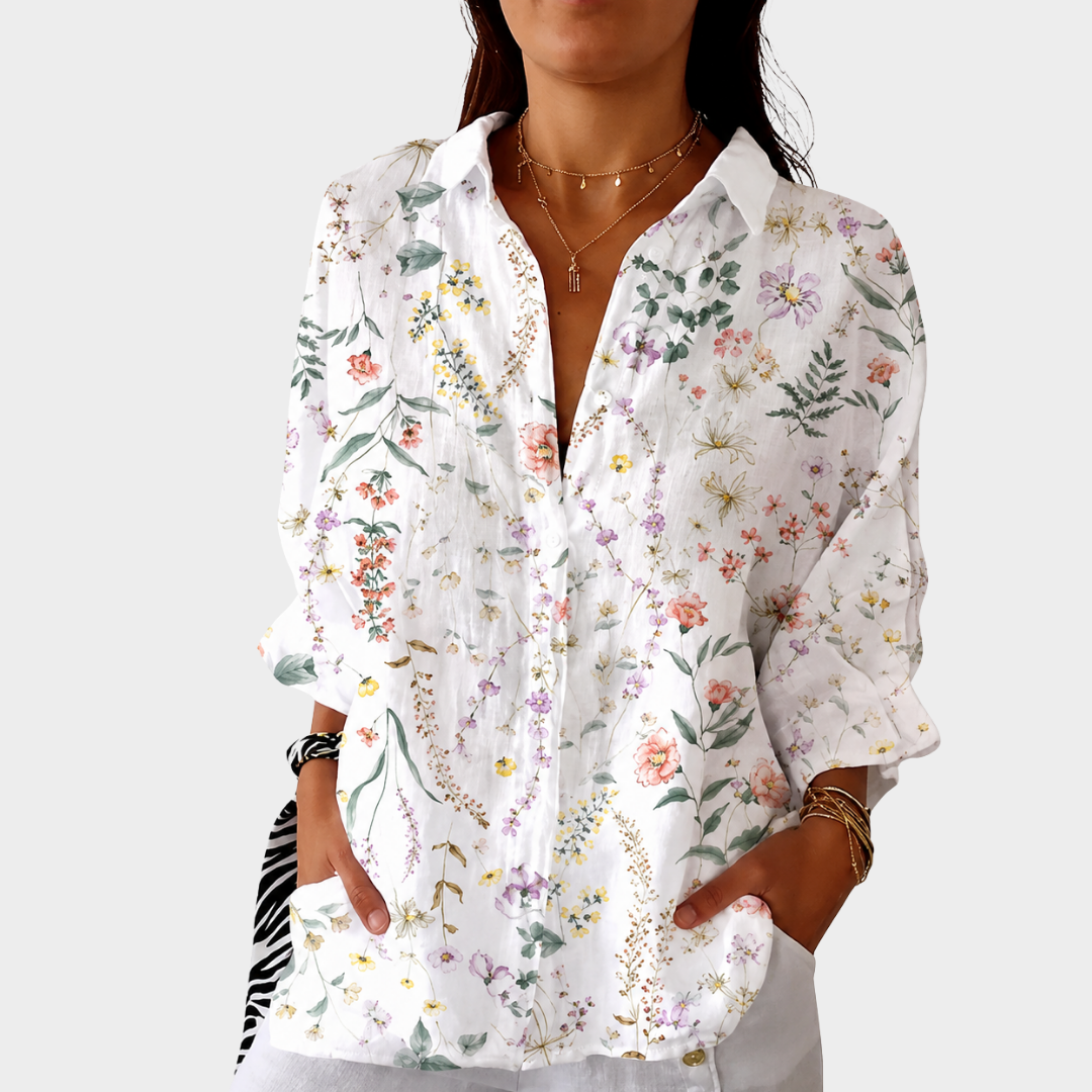 LIORA LONDON | SOFT FABRIC VIVID COLOUR BLOUSE
