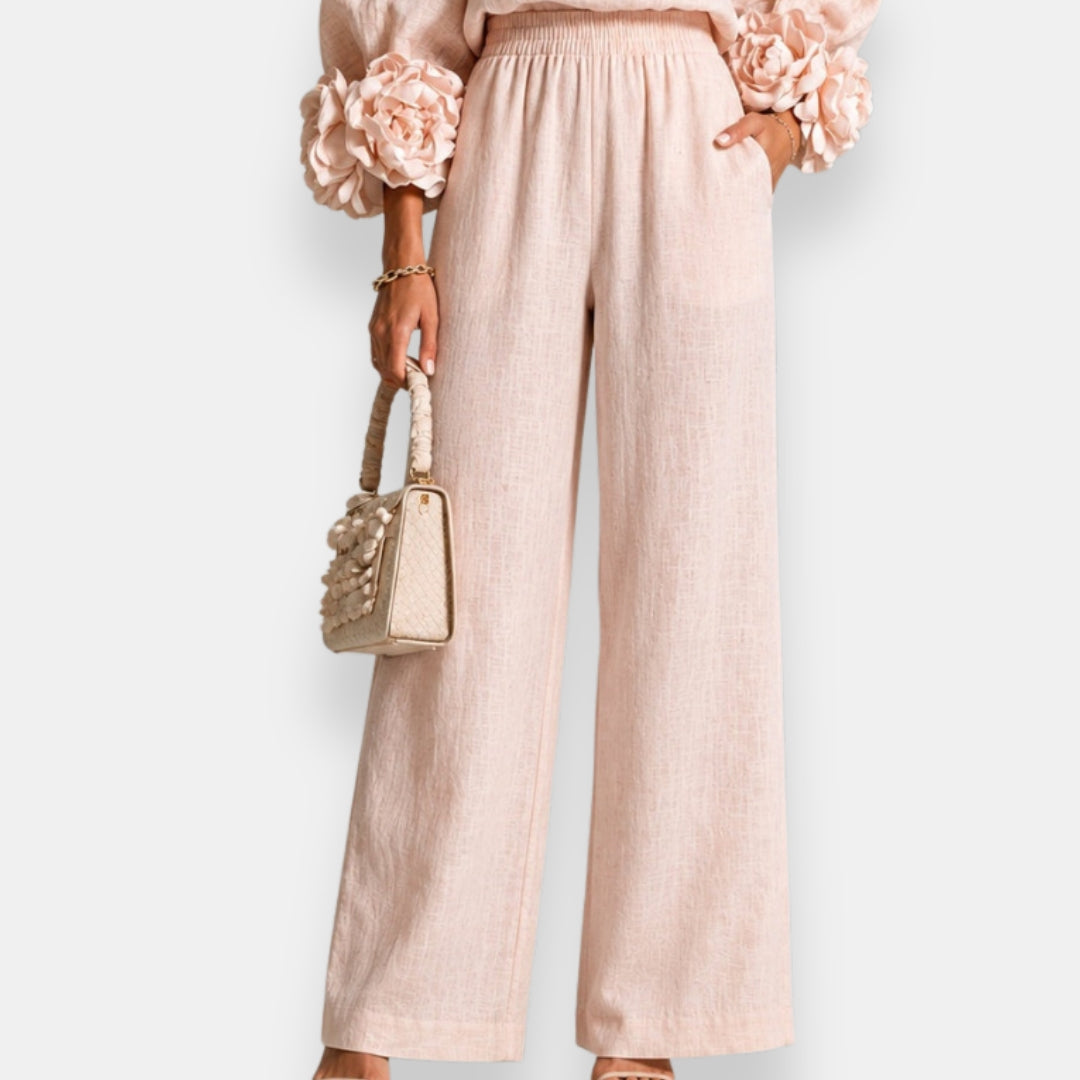 Penelope | Floral Appliqué Two-Piece Set