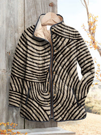 CONSTANCE | RETRO CIRCLE QUILTED JACKET