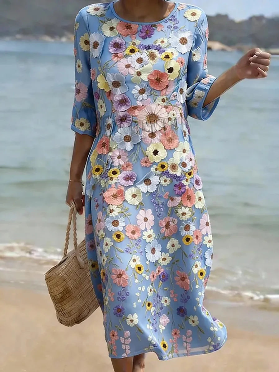 Women's Casual Floral Print Dress