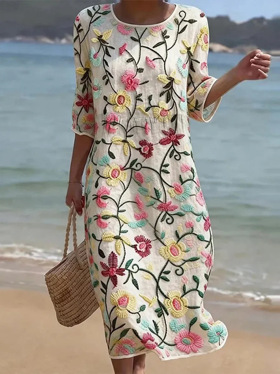 Women's Casual Floral Print Dress