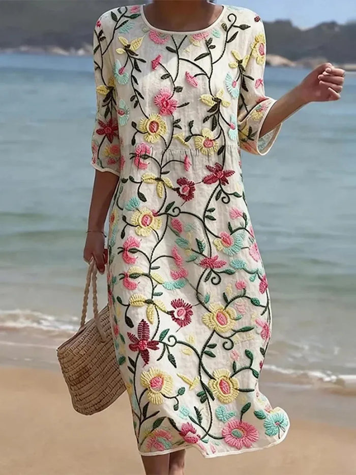 Women's Casual Floral Print Dress