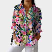 LIORA LONDON | COLOURFUL PRINT LIGHTWEIGHT BLOUSE