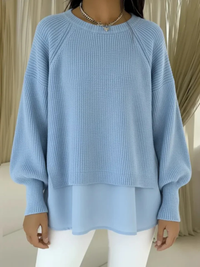 CASILDA | TWO-LAYER EFFECT JUMPER