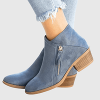AVENYA | SIDE-ZIP ANKLE BOOTS