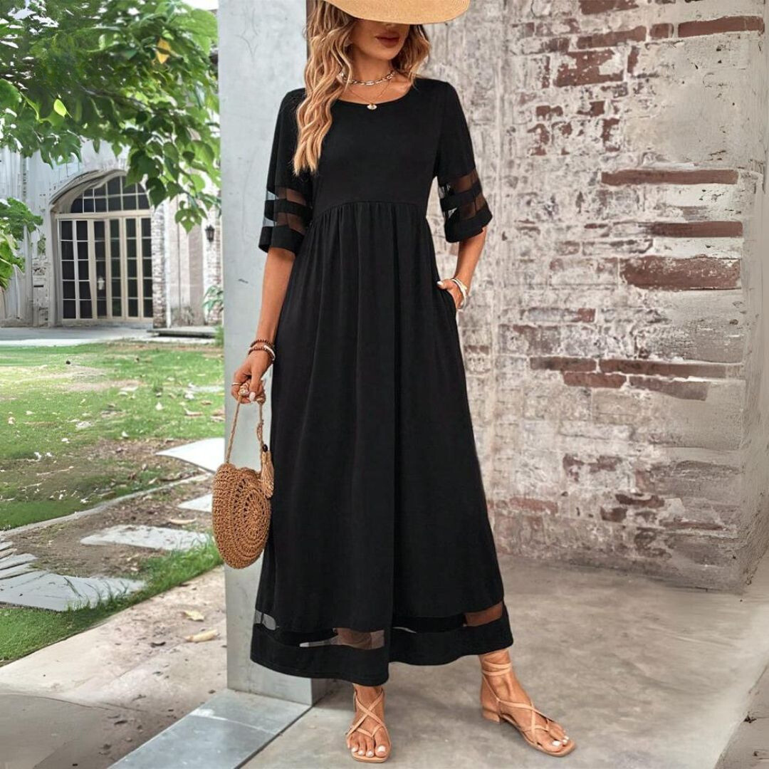 AUBREY | FLATTERING TUMMY-SMOOTHING MIDI DRESS