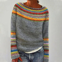 Charlotte - Retro Scandinavian knitted sweater