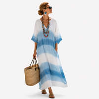 LONG KAFTAN | BLUE GRADIENT