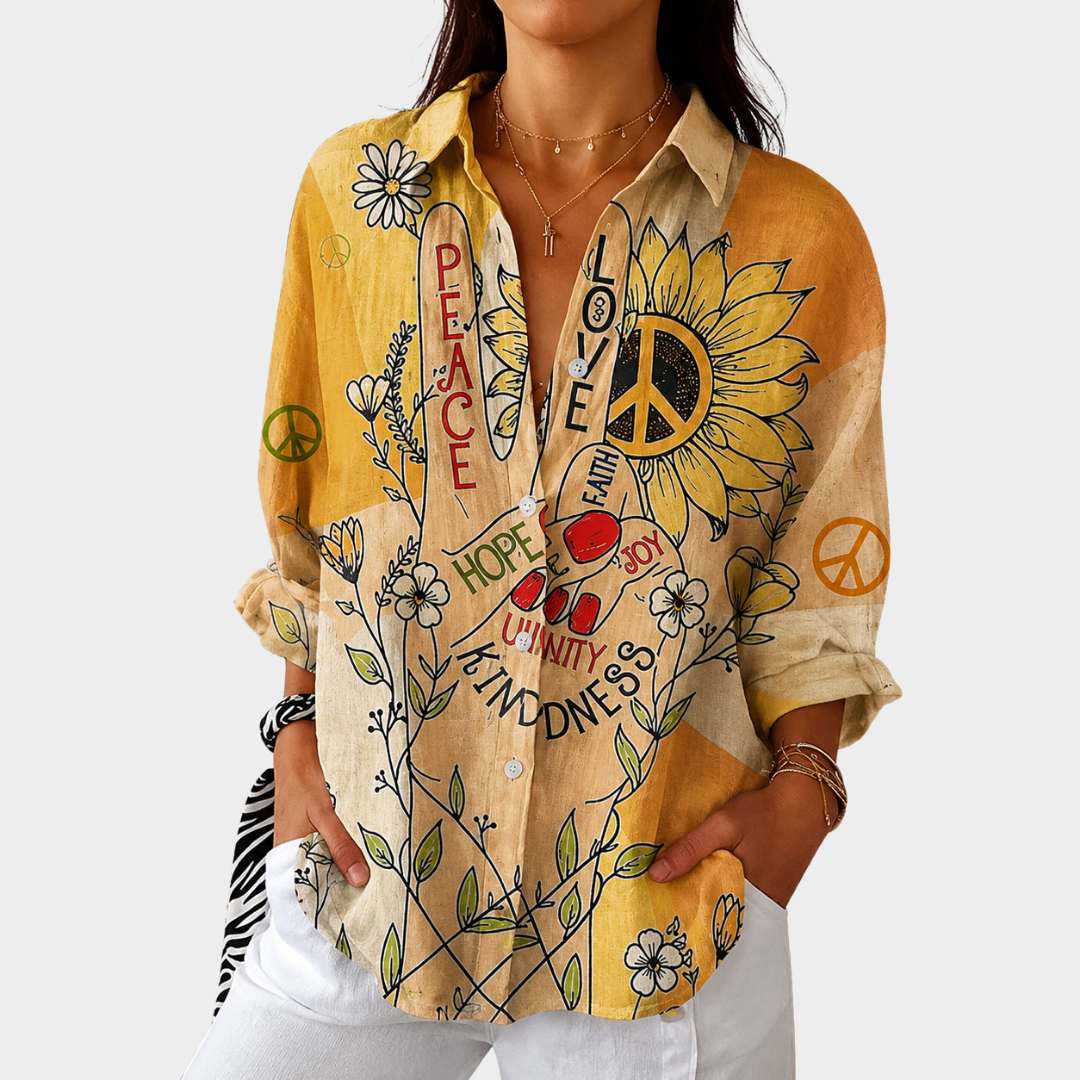 LIORA LONDON | COLOURFUL SUMMER PRINT BLOUSE