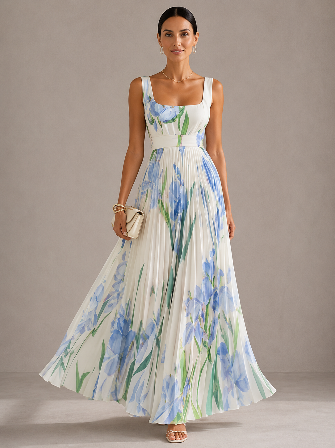 LIORA™ | Floral Maxi Dress
