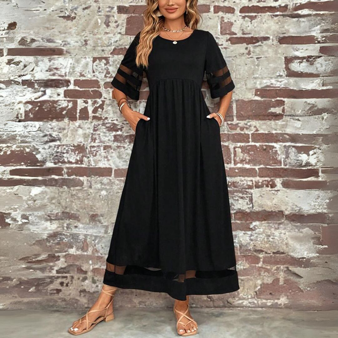 AUBREY | FLATTERING TUMMY-SMOOTHING MIDI DRESS