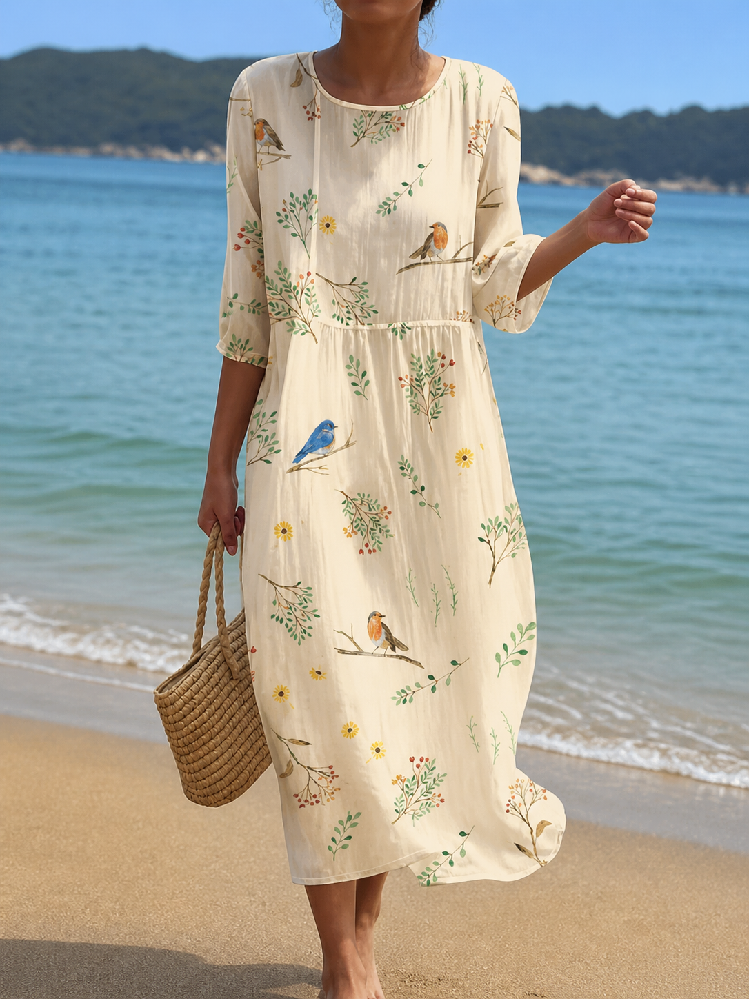 Women's Casual Floral Print Dress