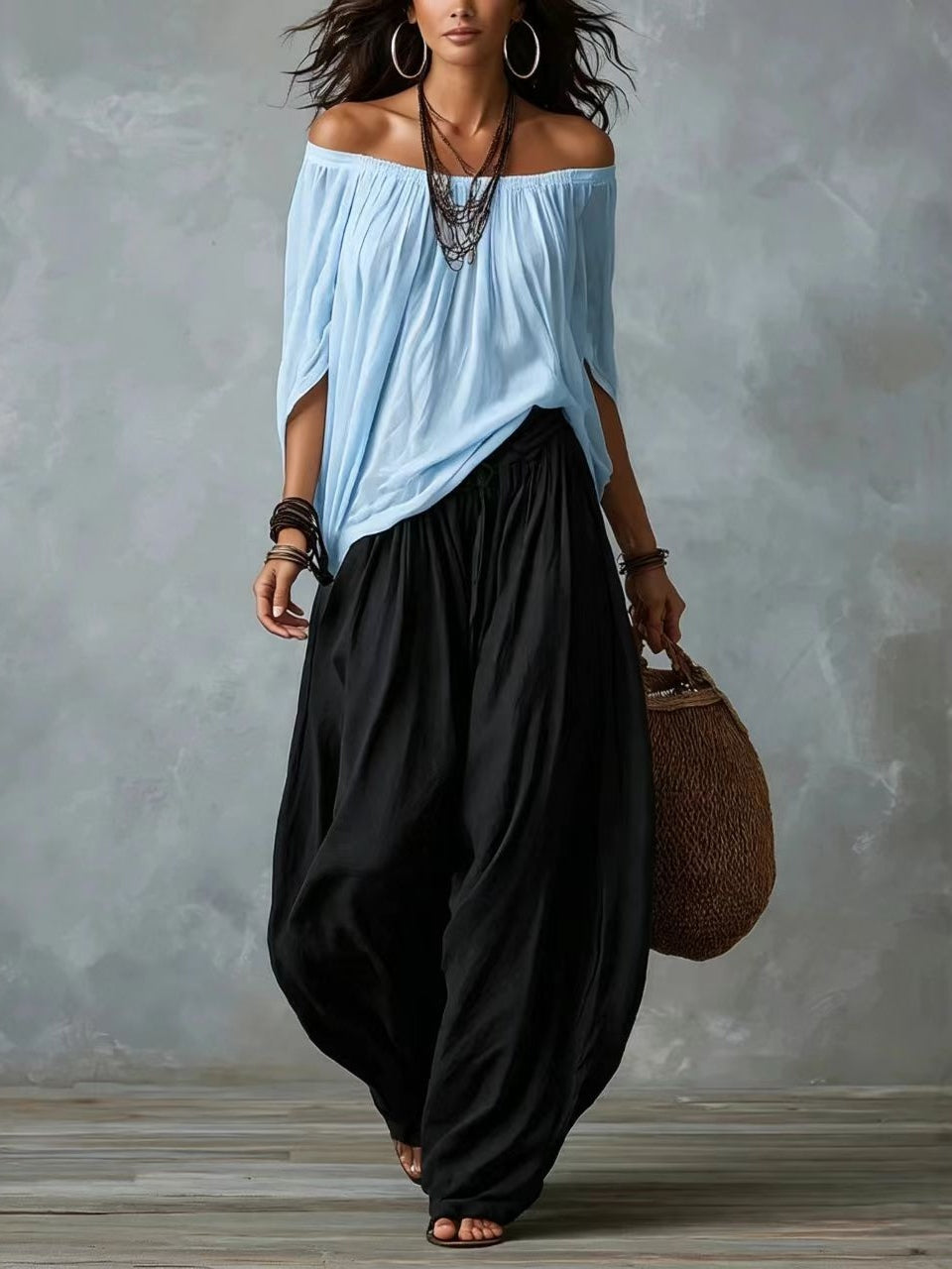 Raffaella | Off-Shoulder Two-Piece Set