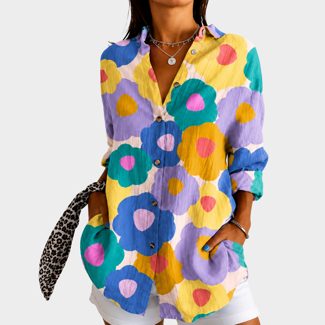 LIORA LONDON | PASTEL FLORAL BLOUSE