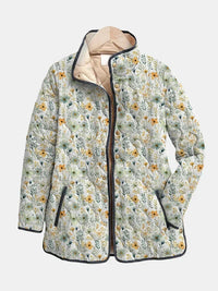 NOLA | DELIGHTFUL FLORAL-PRINTED QUILTED JACKET