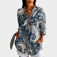 LIORA LONDON | COASTAL PAISLEY BLOUSE