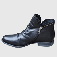 LUNARA | CHIC SIDE-ZIP ANKLE BOOTS