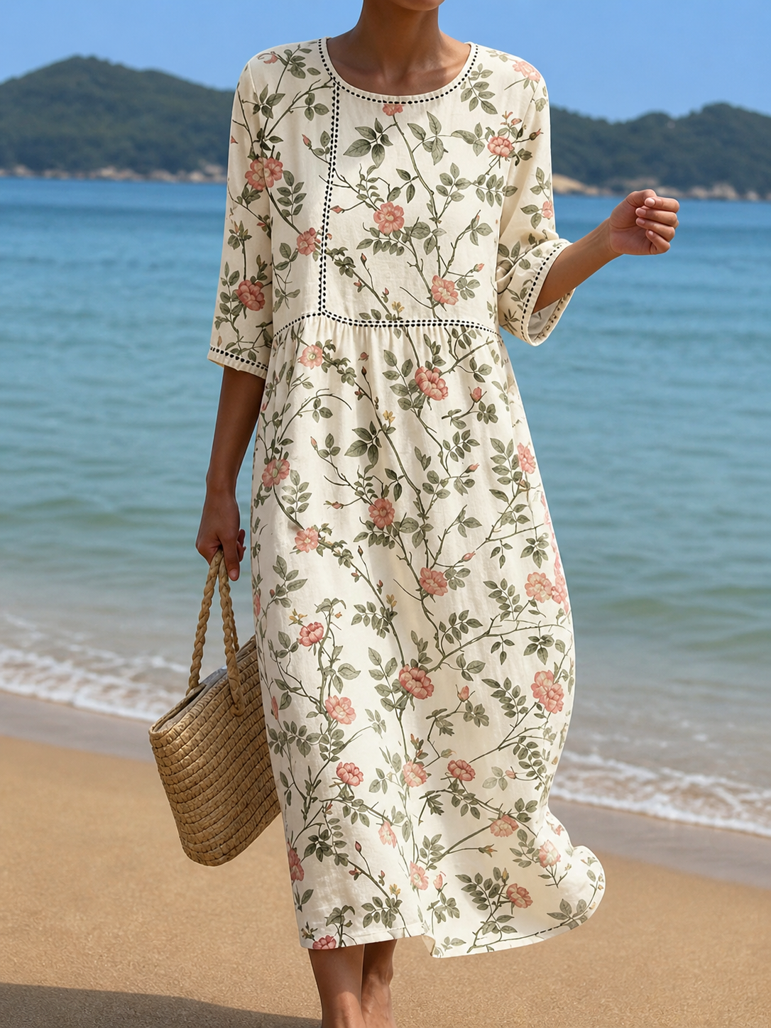 Women's Casual Floral Print Dress