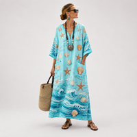 LONG KAFTAN | BLUE