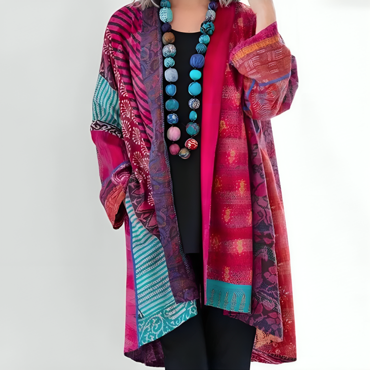 DAHLIENNE | ELEGANT KNIT CARDIGAN WITH LAYERED FIT