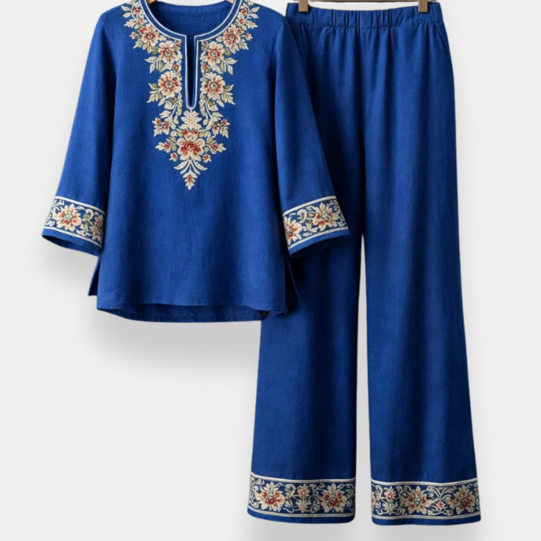 Cordelia | Embroidered Two-Piece Set