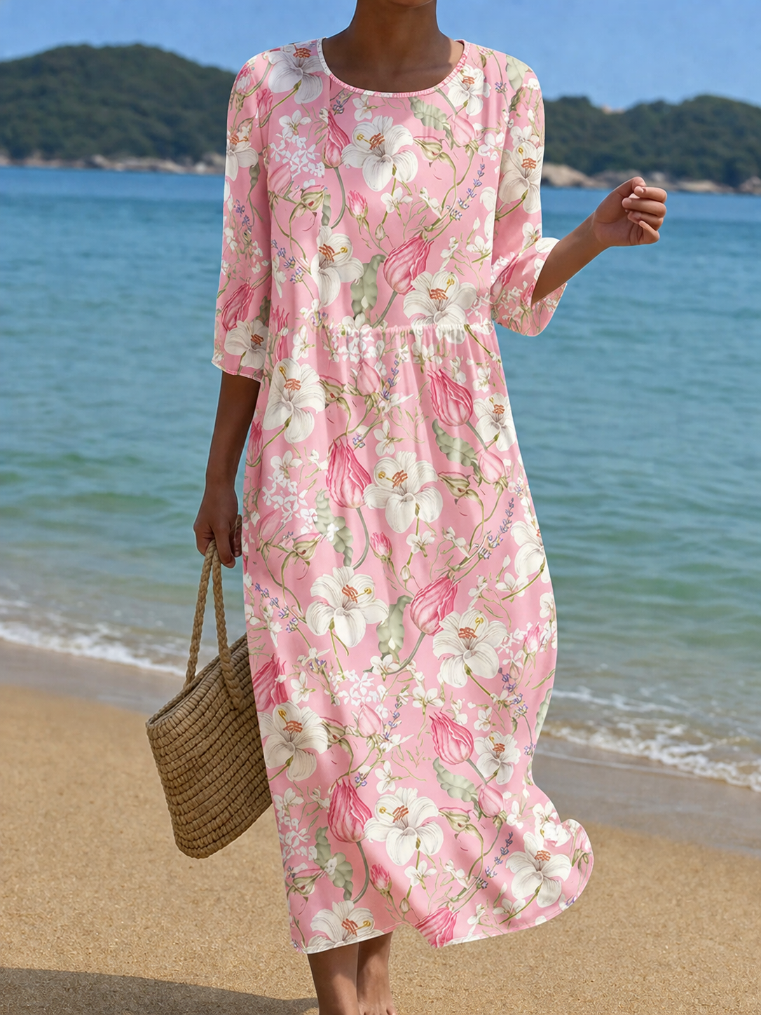 Women's Casual Floral Print Dress