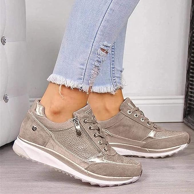 SUKIE | ZIP DETAIL COMFORT TRAINERS