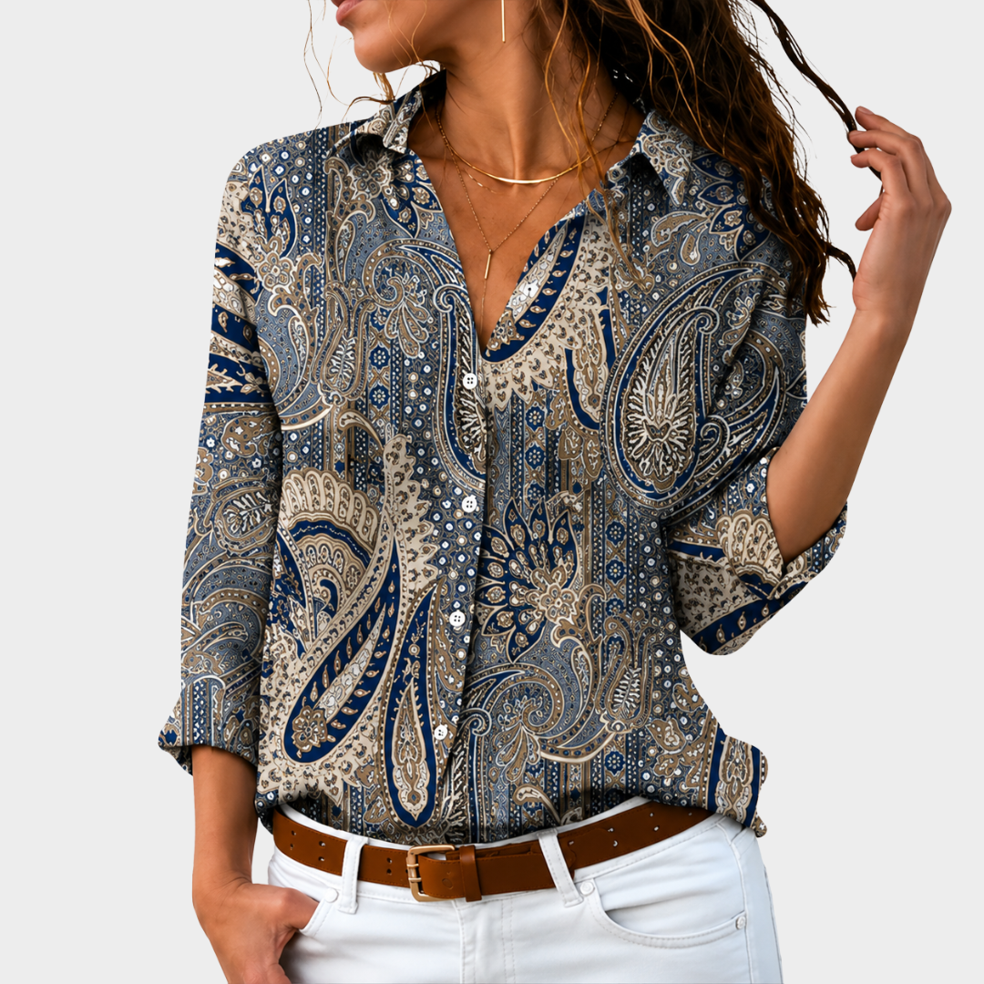 LIORA LONDON | TIMELESS PAISLEY BLOUSE