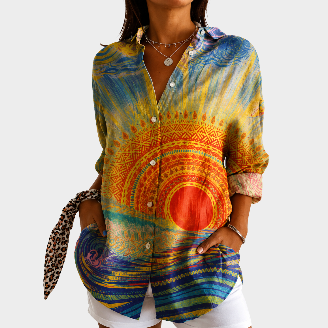 LIORA LONDON | WARM SUNSET BLOUSE