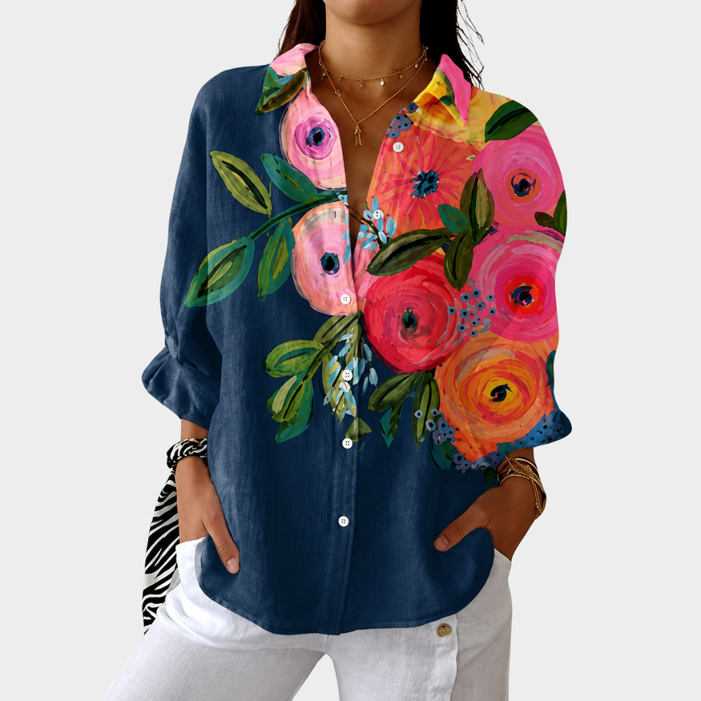LIORA LONDON | COLOURFUL EVERYDAY PRINT BLOUSE