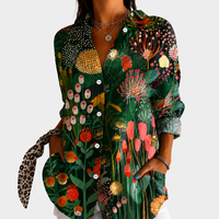 LIORA LONDON | MIDNIGHT NAVY GARDEN BLOUSE