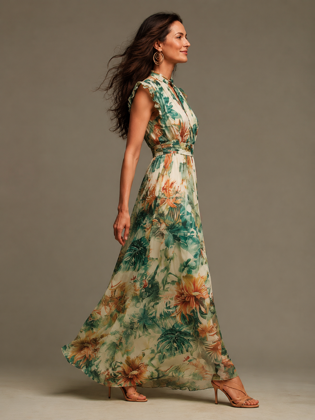 PENELOPE | TROPICAL MAXI DRESS