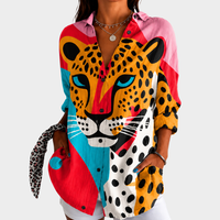 LIORA LONDON | BOLD LEOPARD PRINT BLOUSE